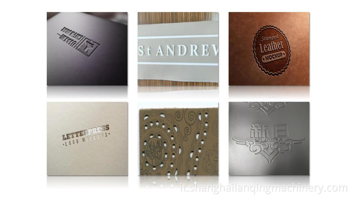 Leather embossing foot high-frequency machine